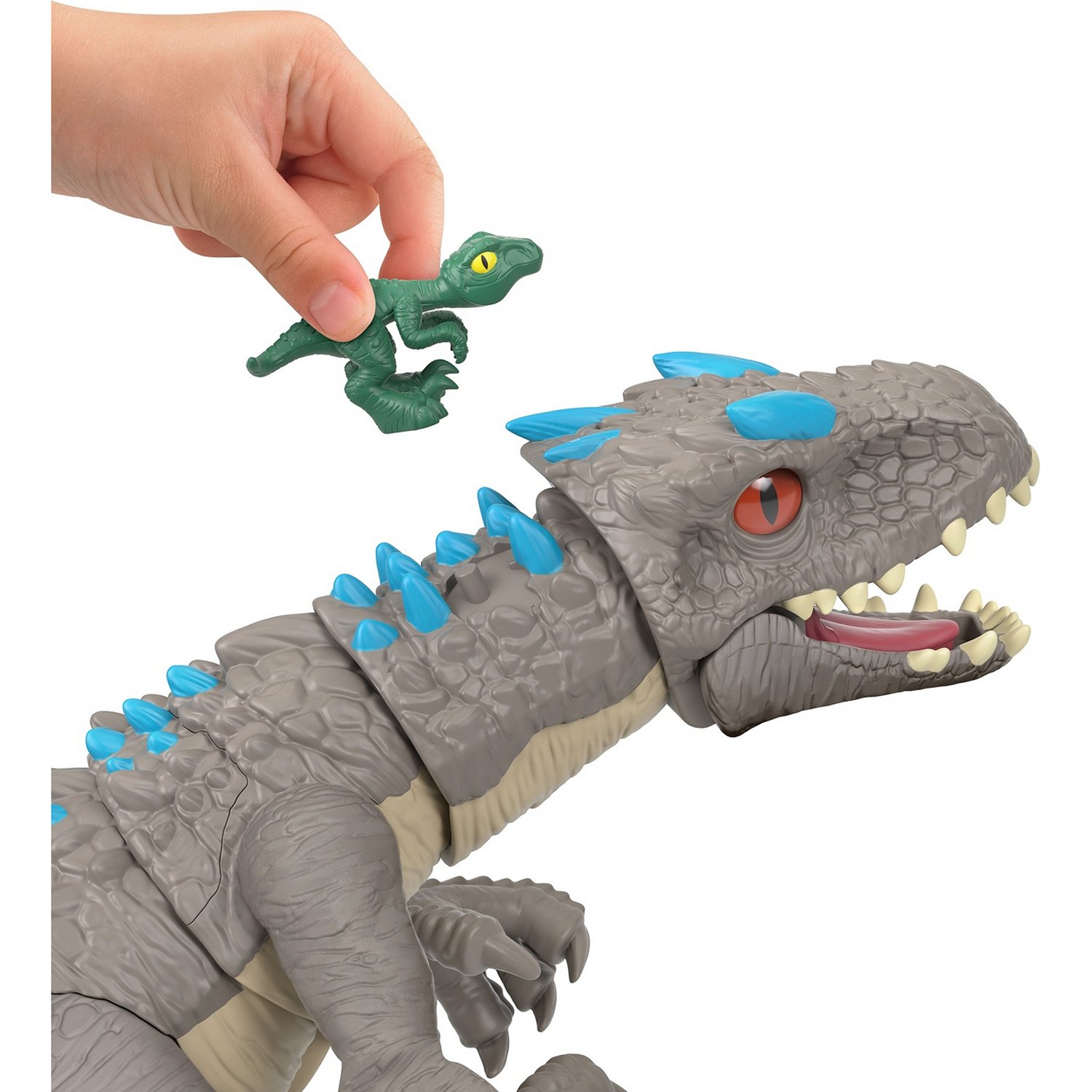 Отзывы о фигурка Mattel Jurassic World Imaginext, динозавр Индоминус Рекс -  отзывы покупателей на Мегамаркет | игровые фигурки GMR16 - 100029132047