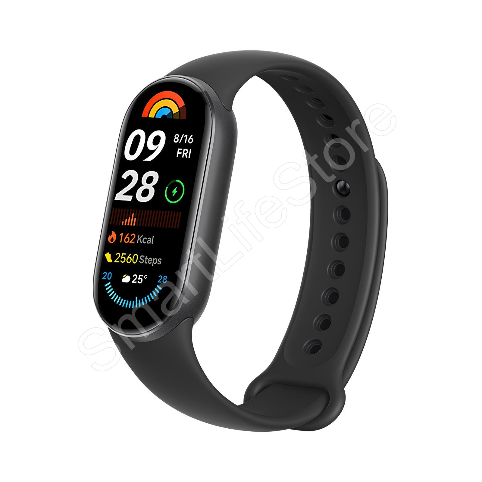 Фитнес-браслет Xiaomi Mi Smart Band 9 черный, купить в Москве, цены в интернет-магазинах на Мегамаркет