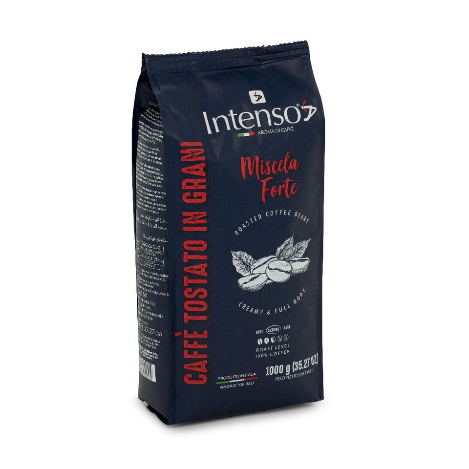 Кофе натуральный Intenso Forte зерновой, 1 кг - купить в Мегамаркет Воронеж, цена на Мегамаркет