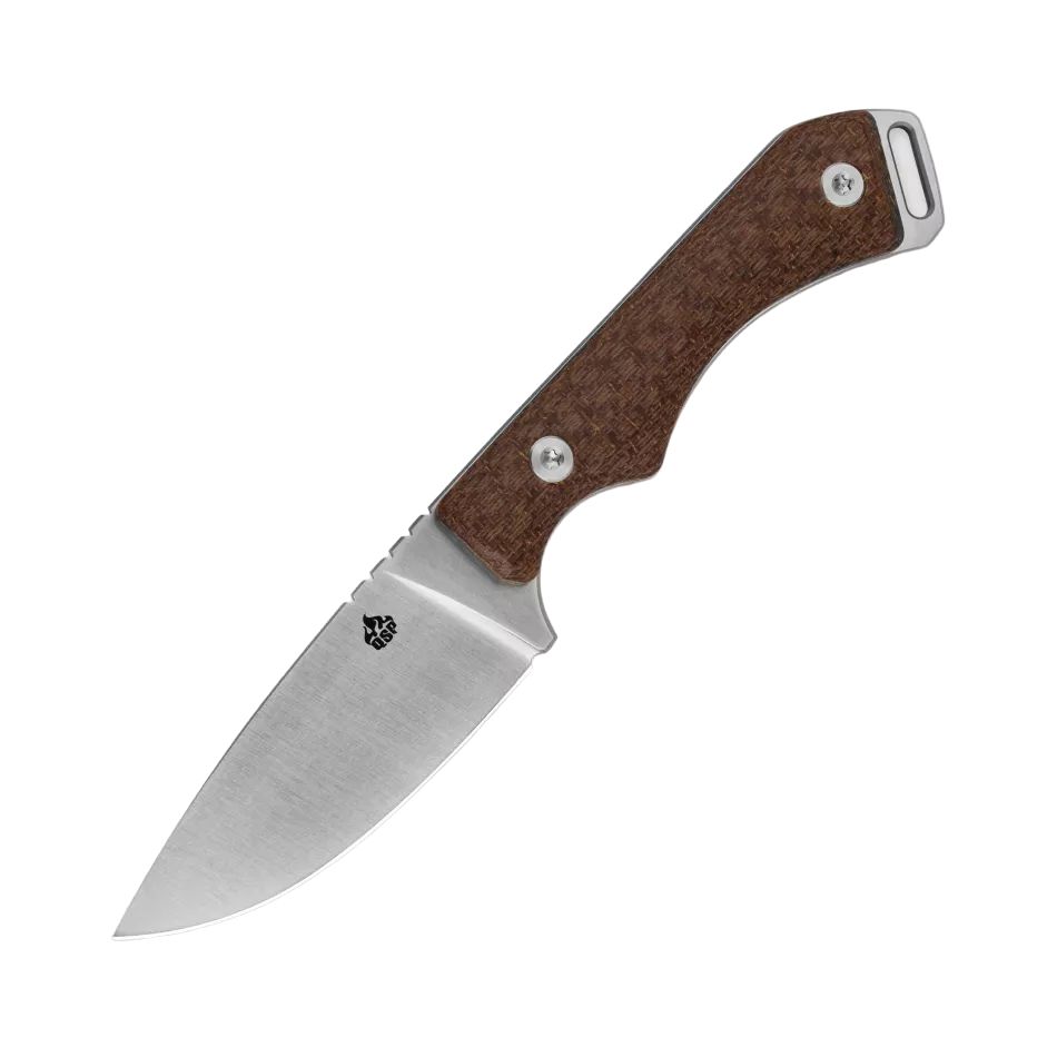 Нож с фиксированным лезвием QSP Knife Workaholic QS124-A, Bohler N690,  микарта - купить в Москве, цены на Мегамаркет | 100048665411