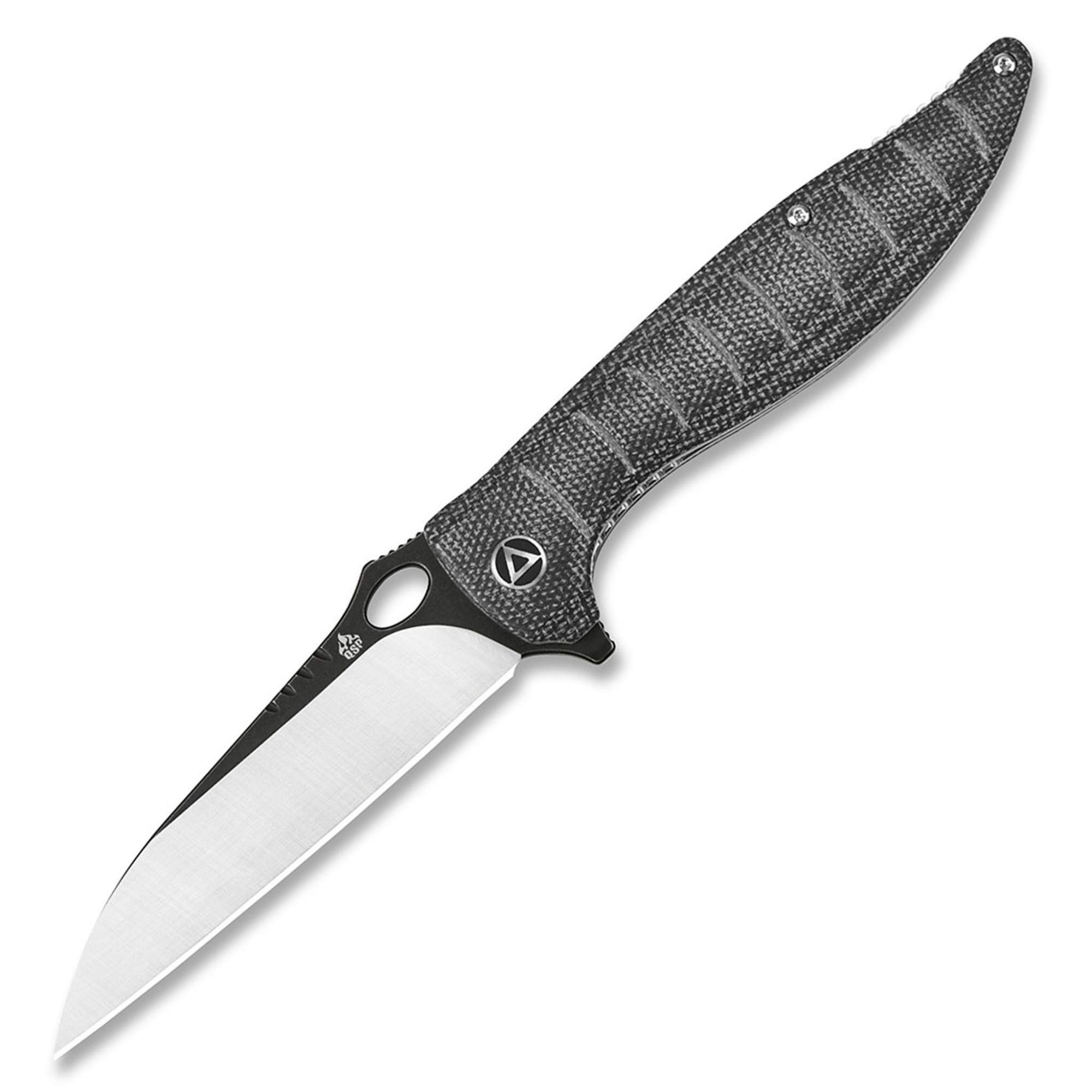 Складной нож QSP Knife Locust QS117-B, сталь 154CM, рукоять черная микарта  – купить в Москве, цены в интернет-магазинах на Мегамаркет