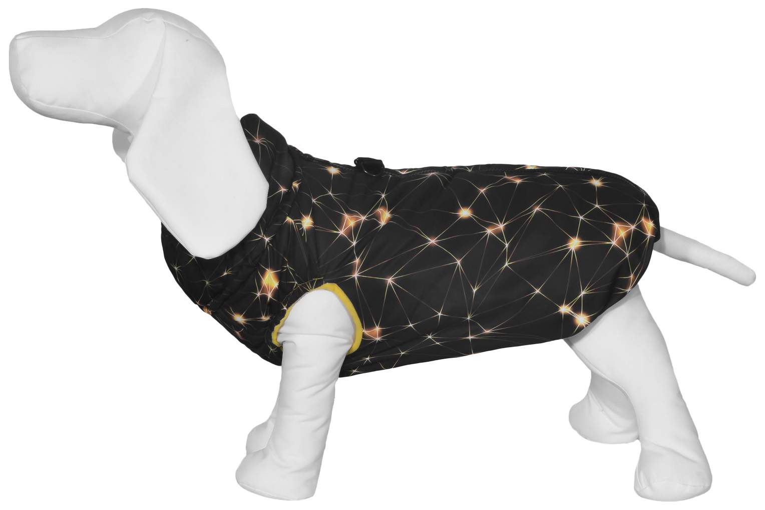 Жилет для собак Tappi одежда Пандора, унисекс, черный, 2XL, длина спины 46 см