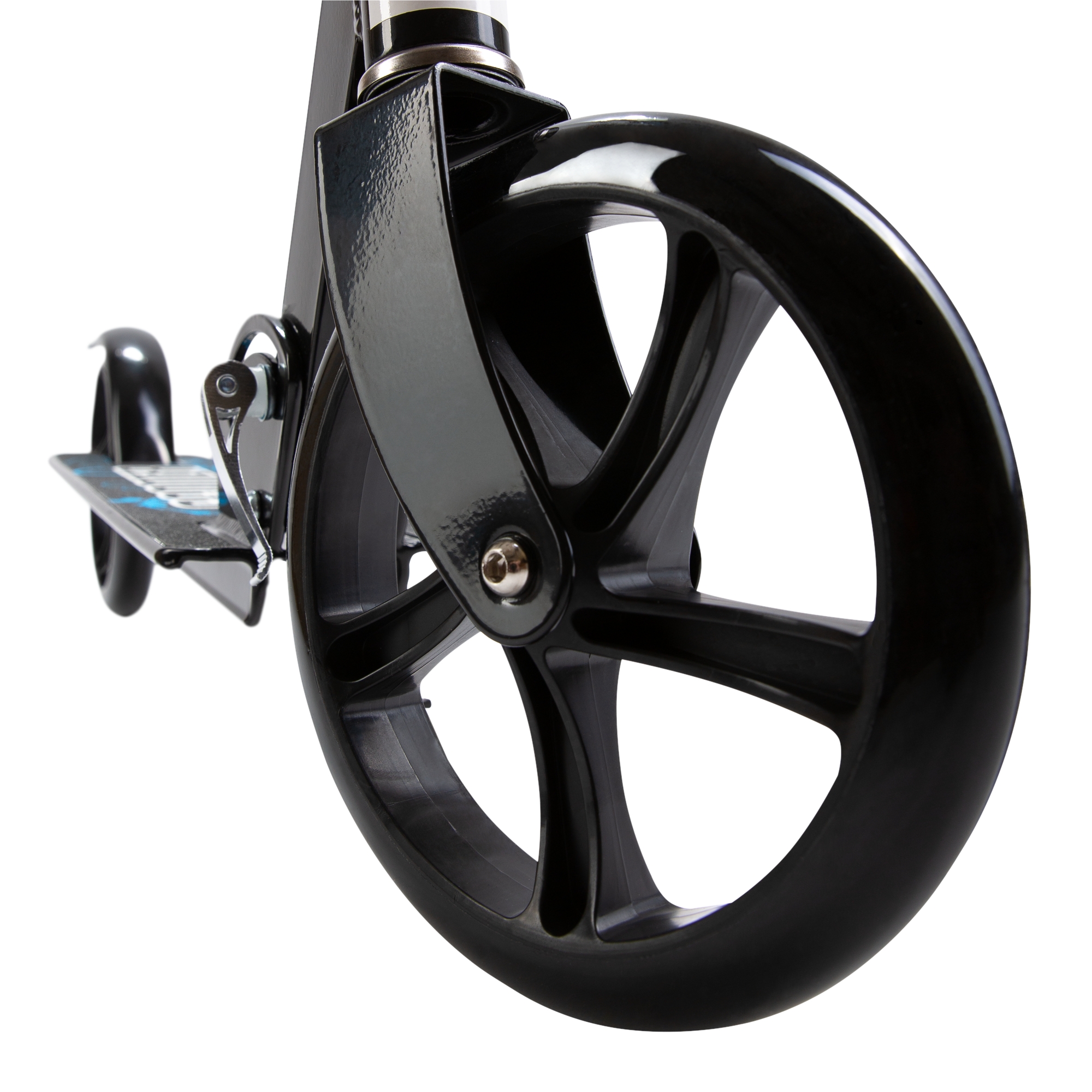 Самокат городской Комфорт с ножным тормозом (BC-1000) до 100 кг, черный ...