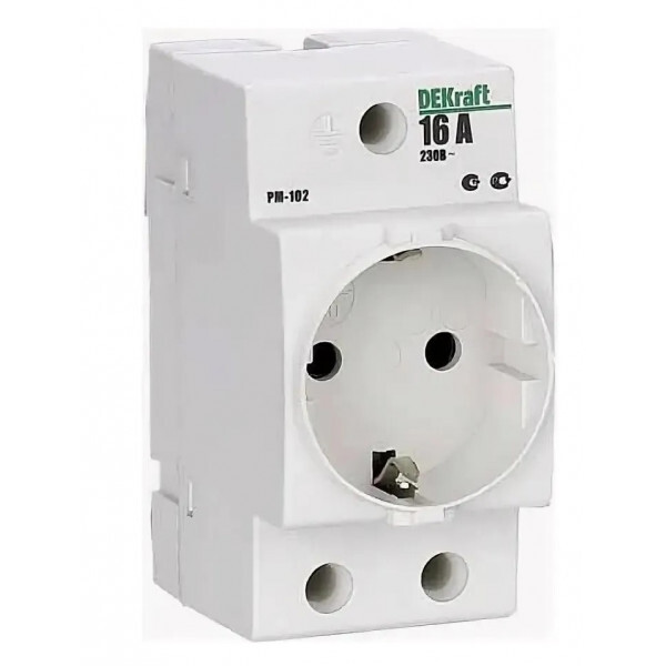 Розетка на DIN-рейку РМ-102 16А купить в интернет-магазине, цены на ...