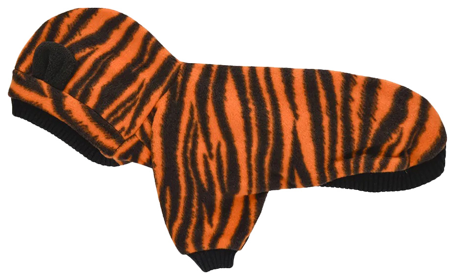 Толстовка для собак Tappi одежда Уинди, унисекс, оранжевый, черный, L, длина спины 30 см