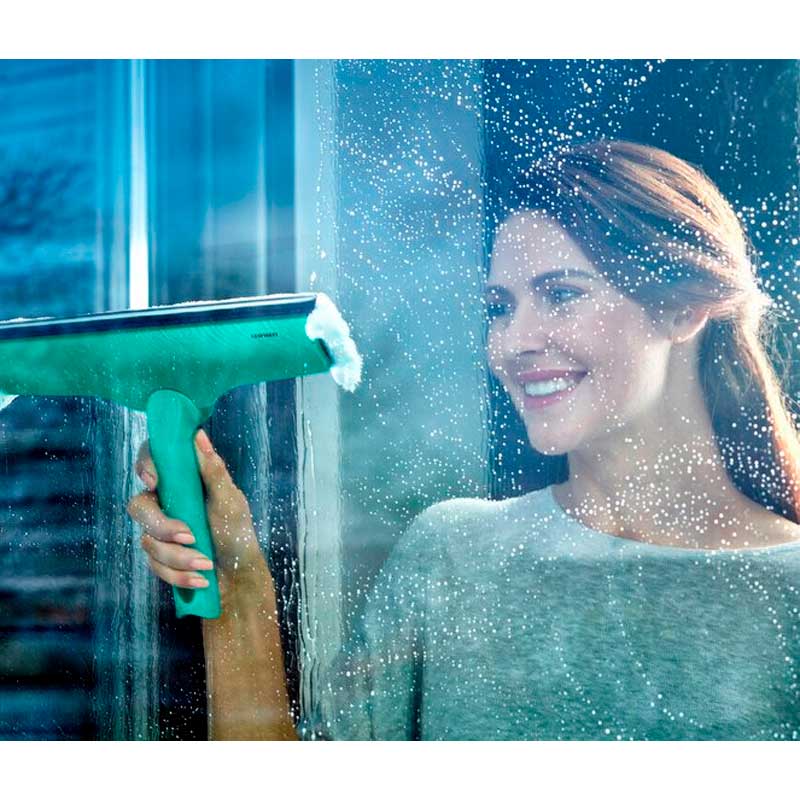 Щетка Leifheit W&F Cleaner L для мытья окон с губкой и телескопической ...