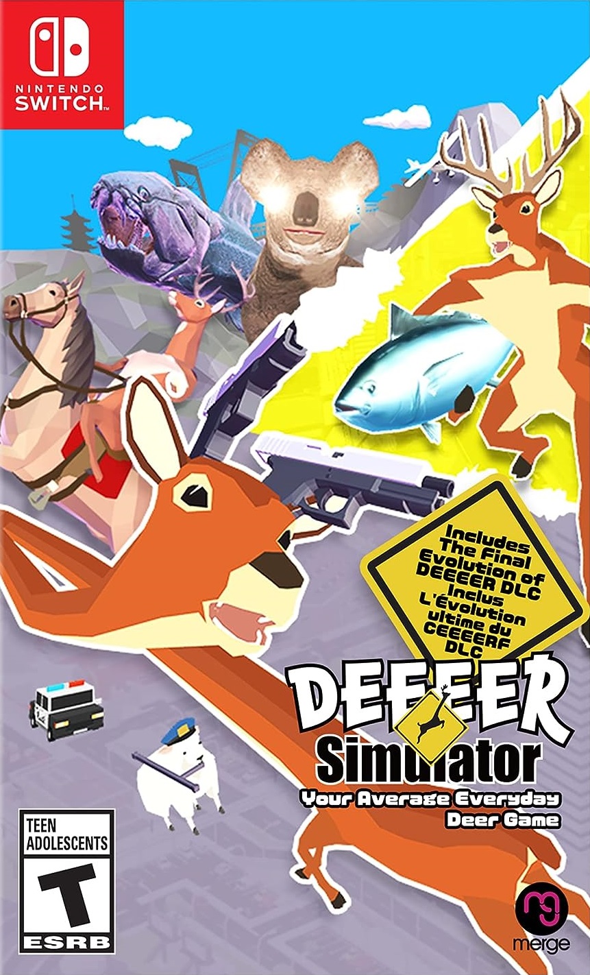 Игра Deeeer Simulator: Your Average Everyday Deer Game (Nintendo Switch,  русские субтитры), купить в Москве, цены в интернет-магазинах на Мегамаркет