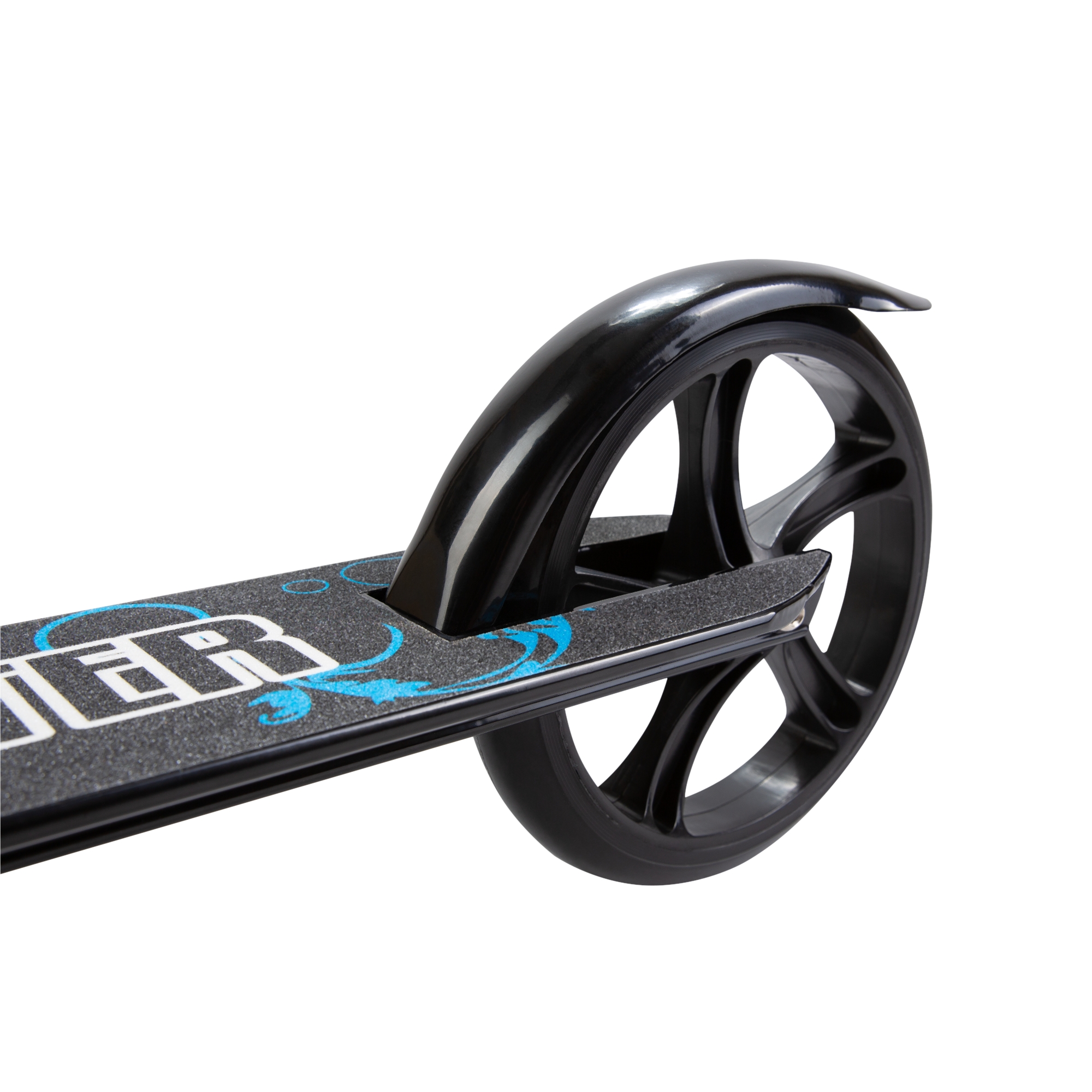 Самокат городской Комфорт с ножным тормозом (BC-1000) до 100 кг, черный ...