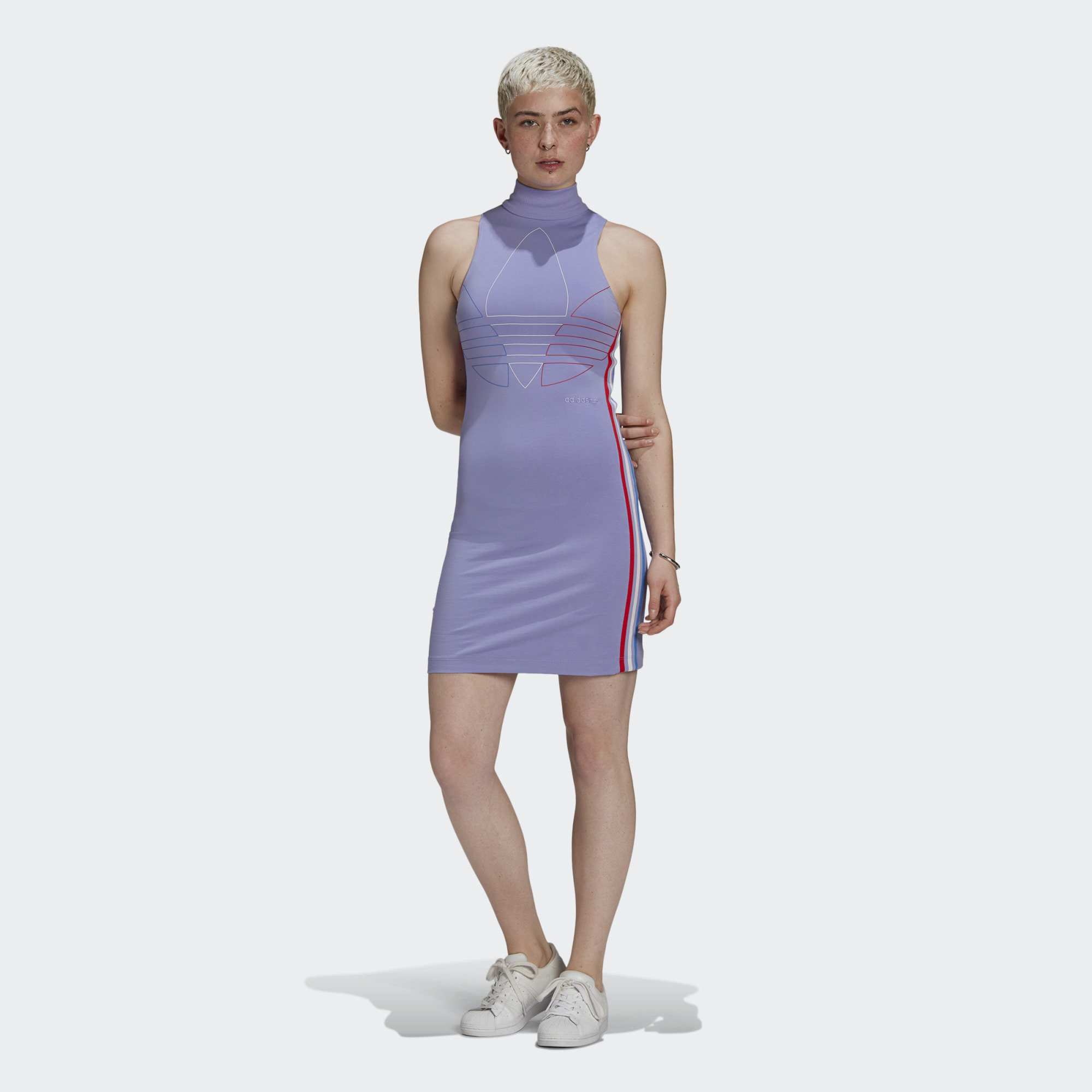 Платье женское Adidas GN2854 фиолетовое 42