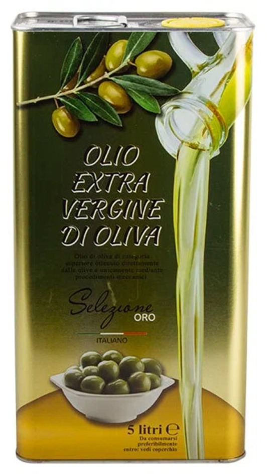 Оливковое масло Vesuvio Olio Extra Vergine di Oliva, Италия, 5 литров - купить в TastyMix, цена на Мегамаркет