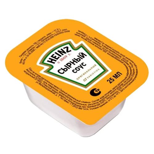 Соус Heinz сырный 25 г х 25 шт - купить в l-argo, цена на Мегамаркет