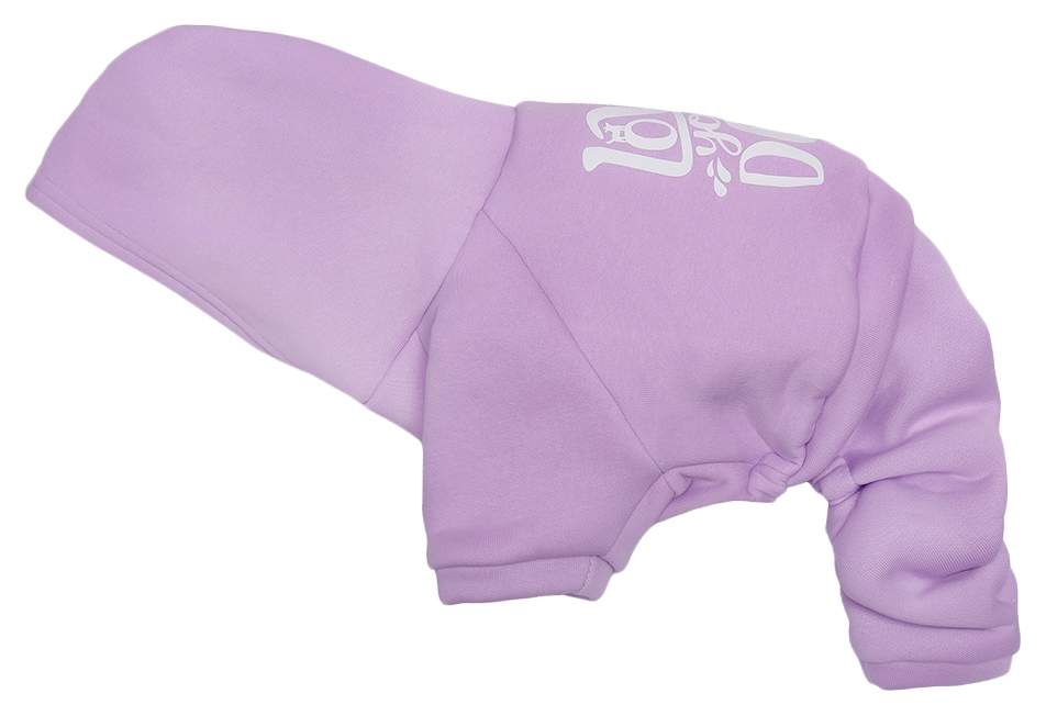 Костюм для собак Yami-Yami одежда, унисекс, фиолетовый, S, длина спины 23 см