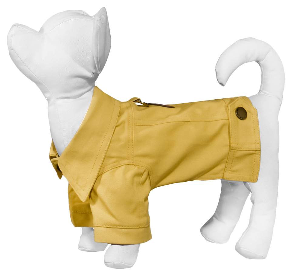 Куртка для собак Yami-Yami одежда, унисекс, желтый, L, длина спины 35 см