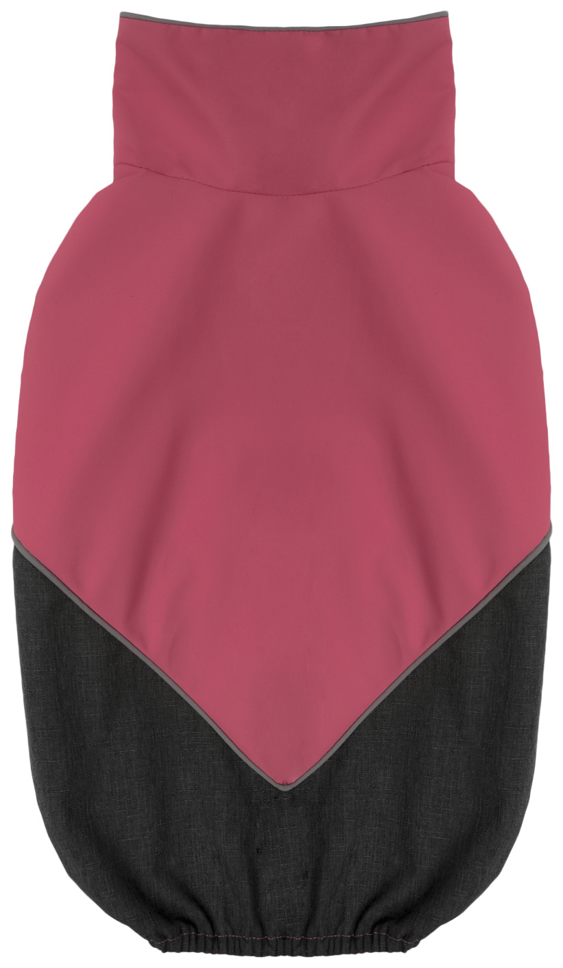 Попона для собак Tappi одежда Блант, женский, розовый, серый, M, длина спины 34 см