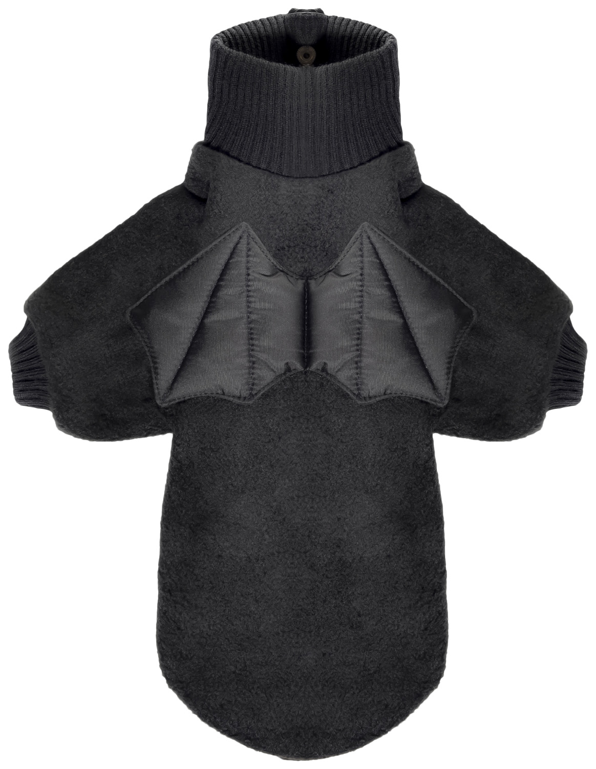 Толстовка для собак Tappi одежда Дракула, мужской, черный, M, длина спины 27 см