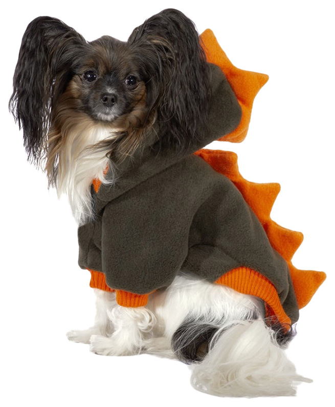 Толстовка для собак Tappi одежда Стинки, мужской, зеленый, оранжевый, M, длина спины 27 см
