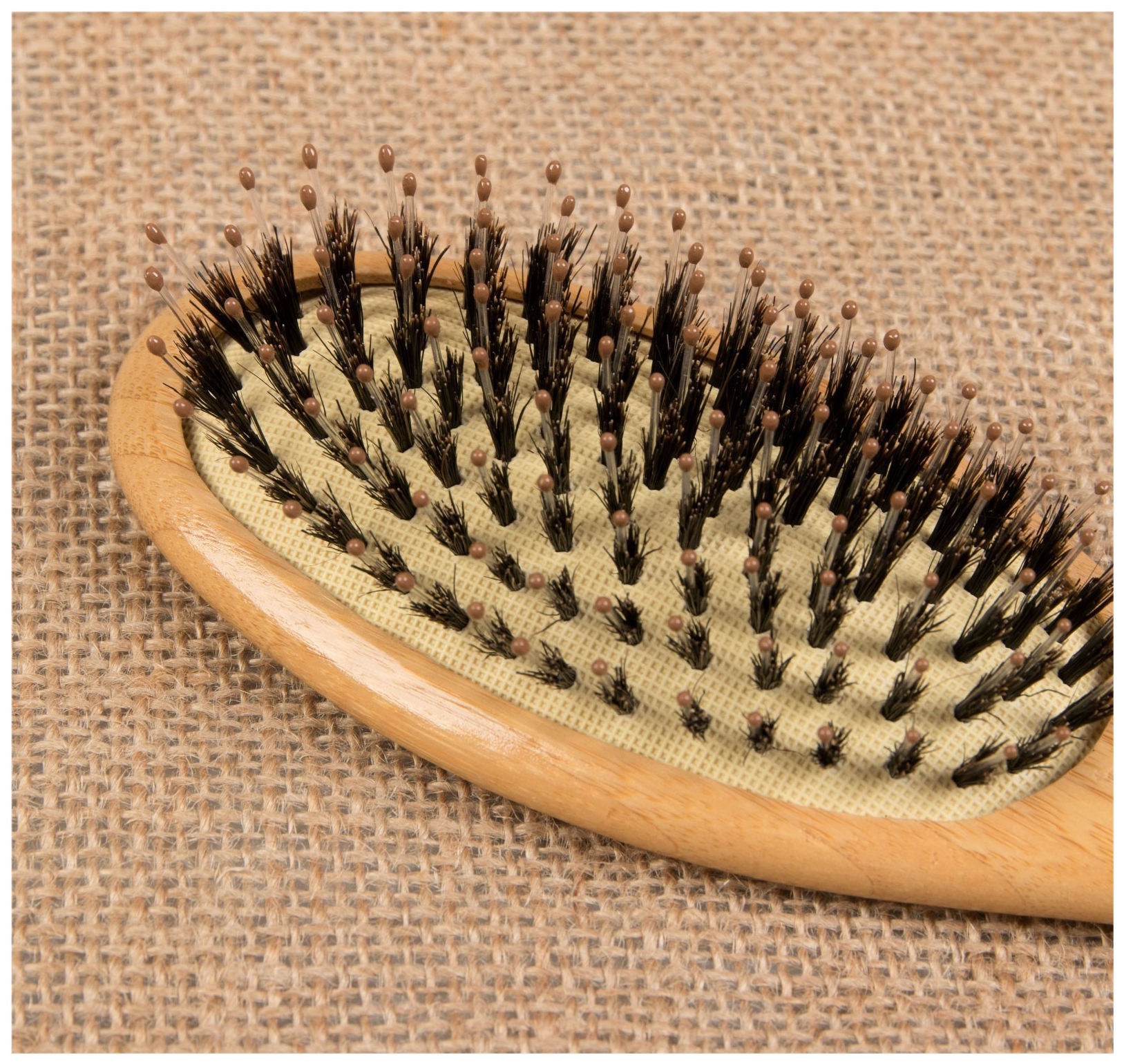 Массажка для волос с натуральной щетиной