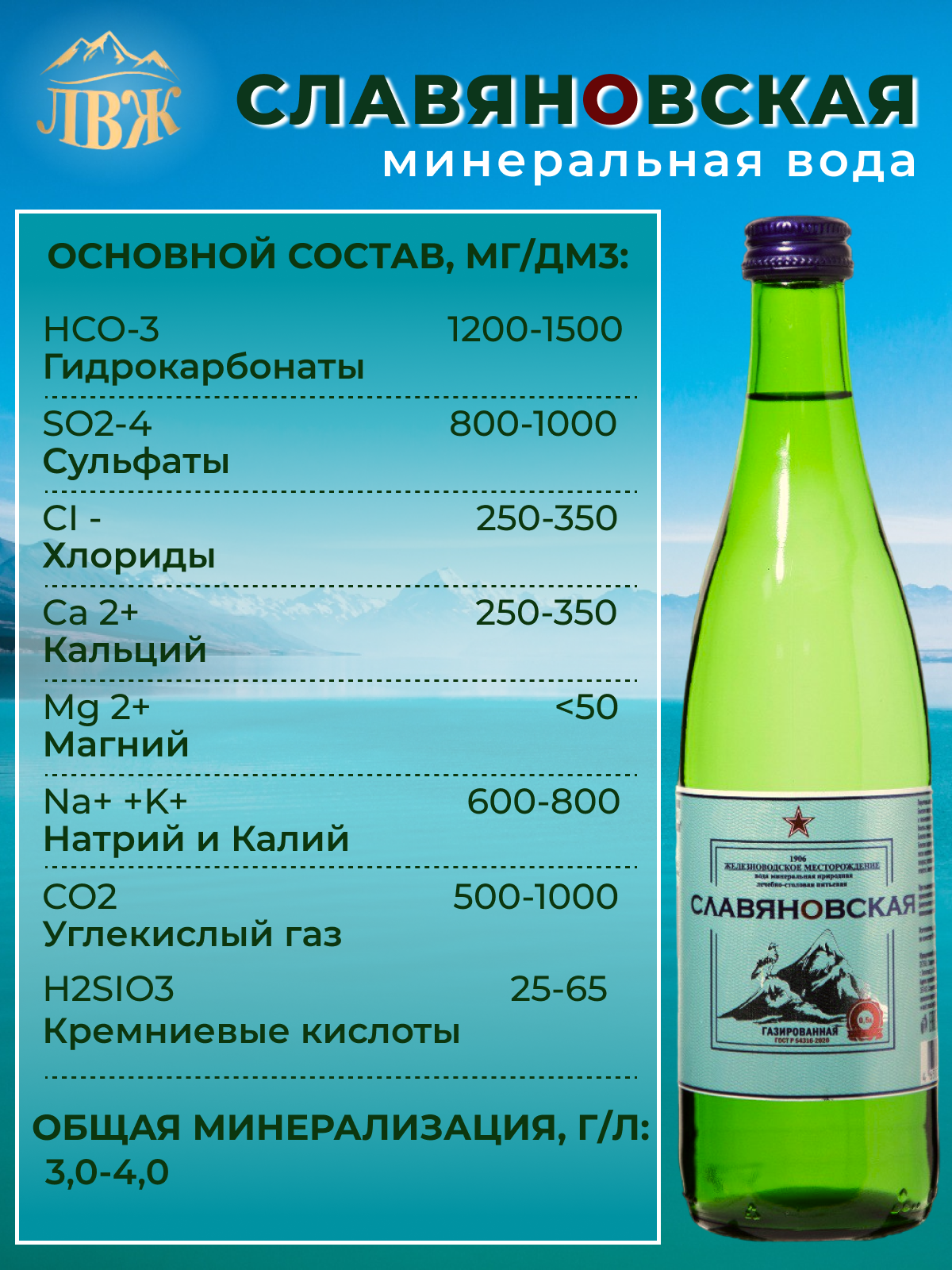 Минеральная Вода Славяновская Купить В Саратове