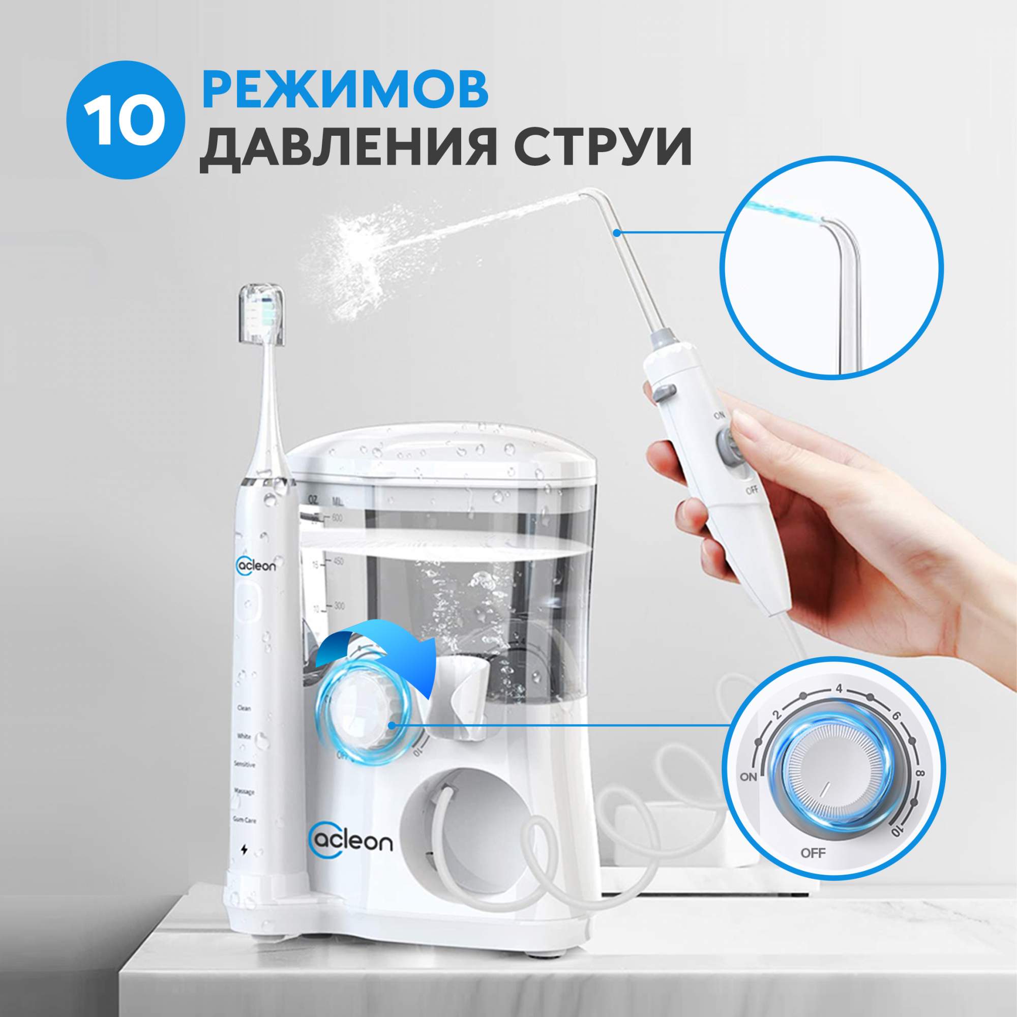Acleon f36. Ирригатор ACLEON tf600. ACLEON