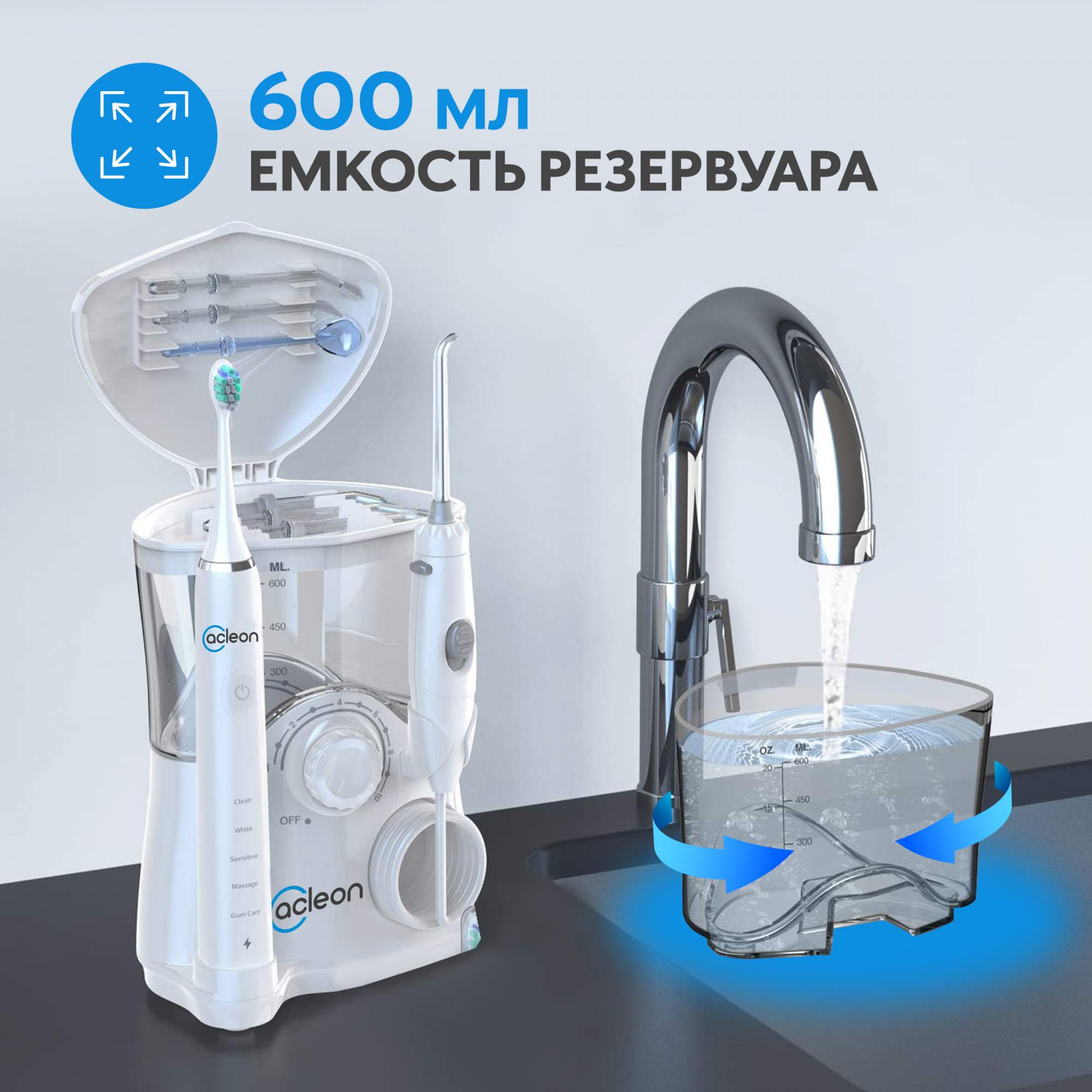 Acleon f36. Ирригатор ACLEON tf600. Зубной центр ACLEON tf800. Запасные насадки для ирригатора ACLEON TF 600