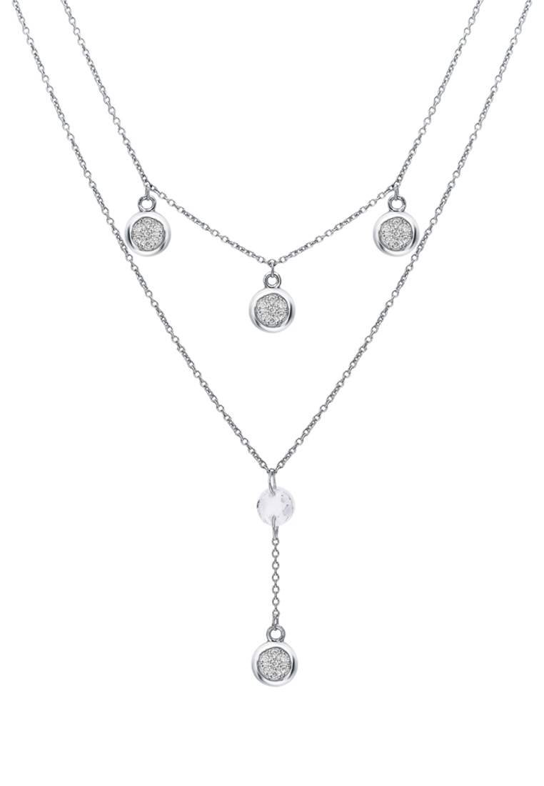 Колье из серебра с фианитом 40 см Kari Jewelry Ср925Р-872303040