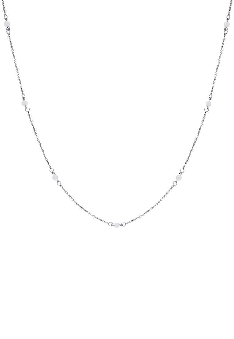 Колье из серебра с лунным камнем 40 см Kari Jewelry Ср925Р-864603040Н1