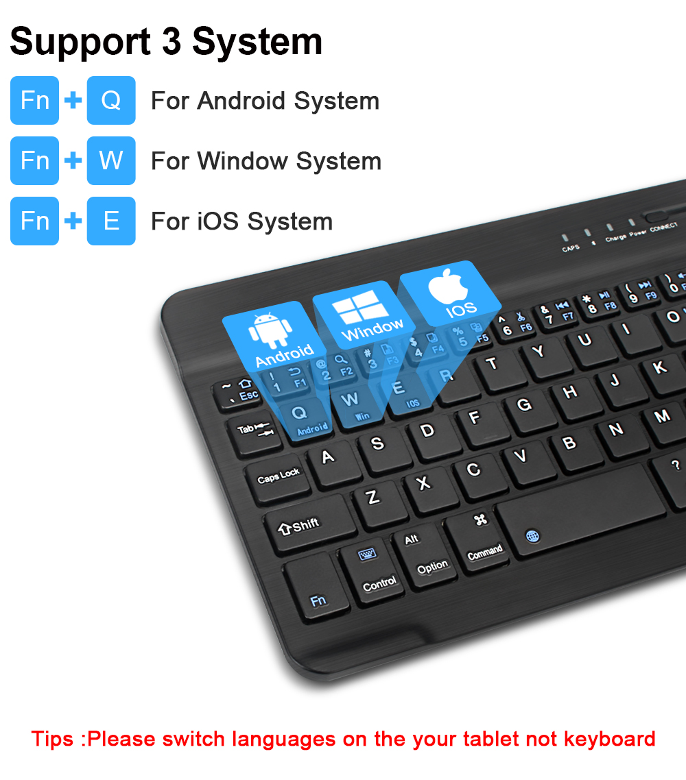 Беспроводная клавиатура ArcanaTech Keyboard_BT Black, купить в Москве, цены  в интернет-магазинах на Мегамаркет