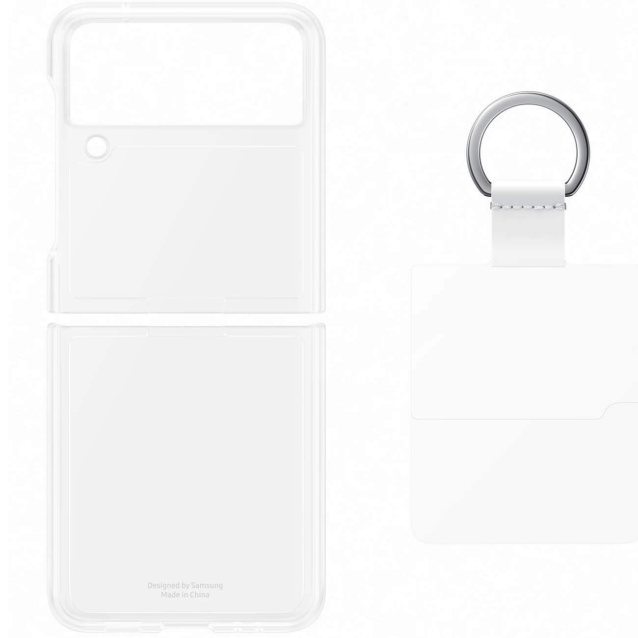 Чехол Samsung B2 Clear Cover with Ring Transparency (EF-QF711) (EF-QF711CTEGRU)