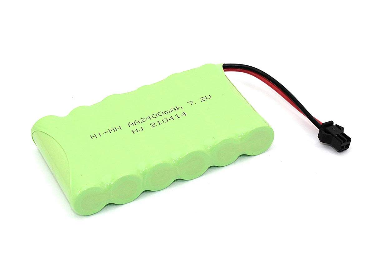 Аккумулятор OEM Ni-Mh 7.2V 2400 mAh AA Flatpack разъем SM - купить в Москве, цены на Мегамаркет | 600007454303