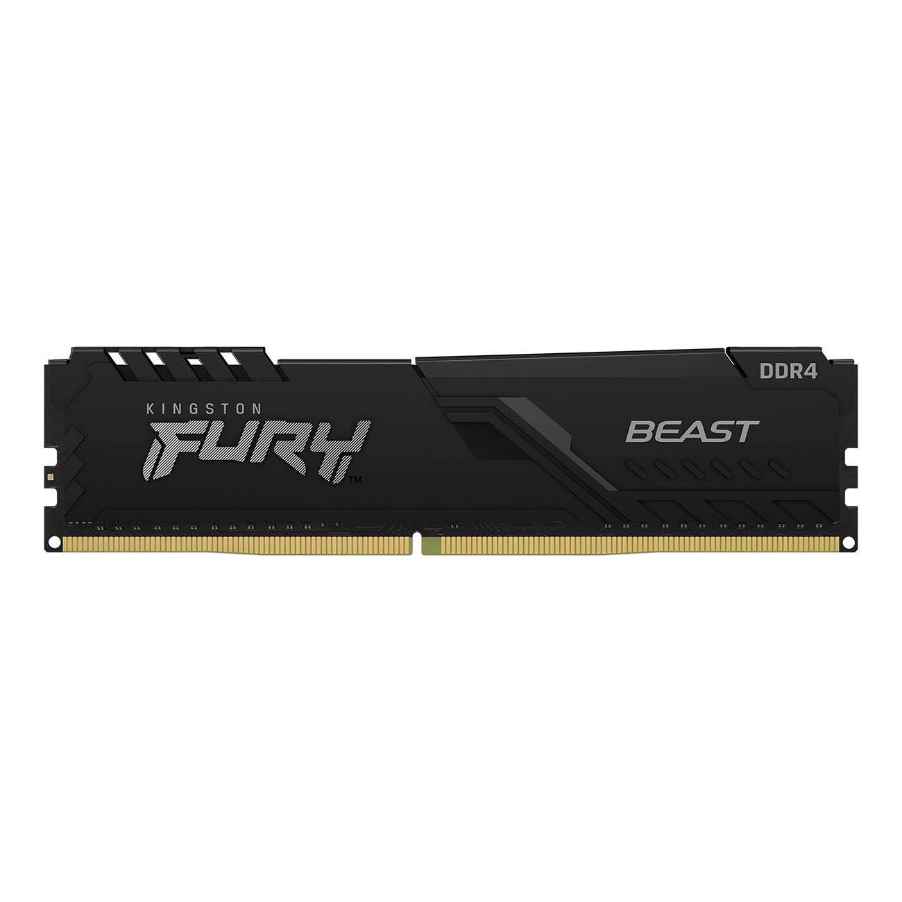 Оперативная память Kingston Fury Beast Black 32Gb DDR4 3600MHz (KF436C18BB/32) - купить в Домовёнок(Sale), цена на Мегамаркет