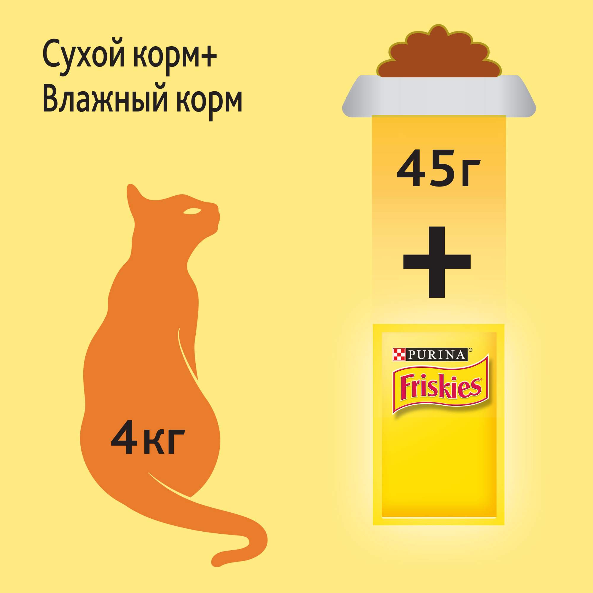 Сухой корм для кошек Friskies Sterilised, для стерилизованных, с кроликом и овощами, 0,3кг