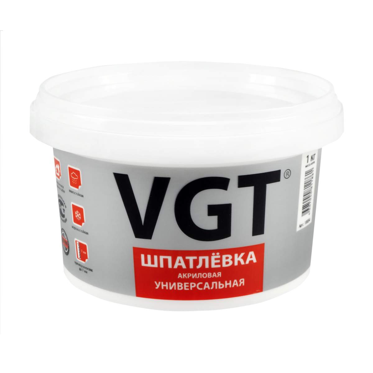 Шпатлевка универсальная акриловая 1 кг 