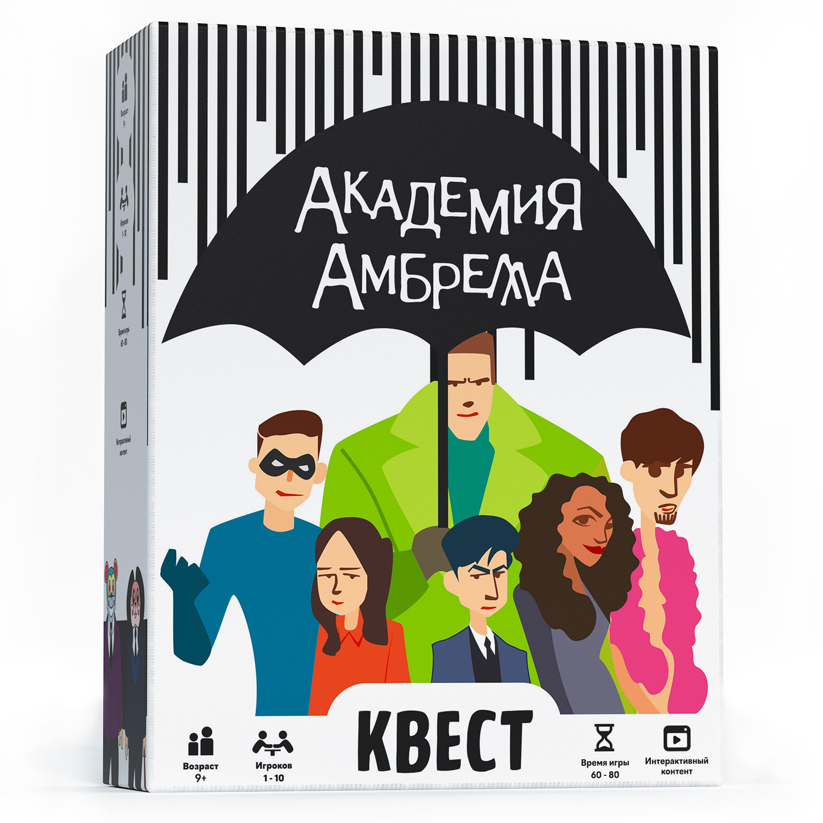 Купить настольная игра Креп Квест Академия Амбрелла c элементами AR +  подарок, цены на Мегамаркет | Артикул: 600004102037