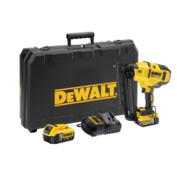 Аккумуляторный шпилькозабивной пистолет DeWalt DCN660P2-QW, 18 В XR, 2 АКБ 5 Ач, ЗУ, кейс купить в интернет-магазине, цены на Мегамаркет