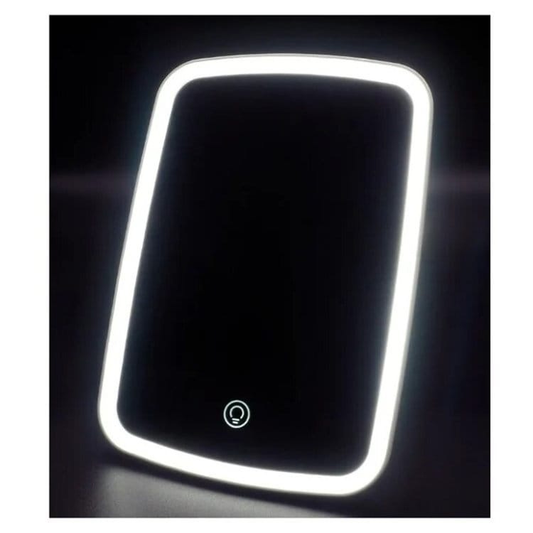 Косметическое зеркало baziator - Superstar Magnifying Mirror с 24 LED, белое - к