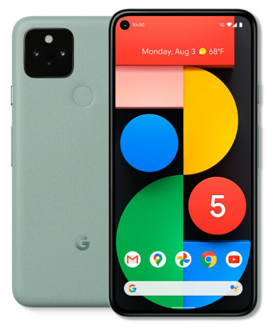 Смартфон Google Pixel 5 8/128GB Sorta Sage - купить в Appsmart, цена на Мегамаркет