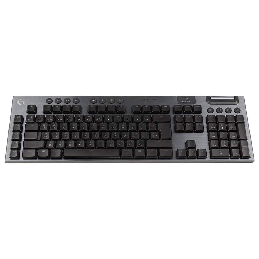 Проводная игровая клавиатура Logitech G915 Gray/Black (920-008909) - отзывы  покупателей на маркетплейсе Мегамаркет | Артикул: 100025696523