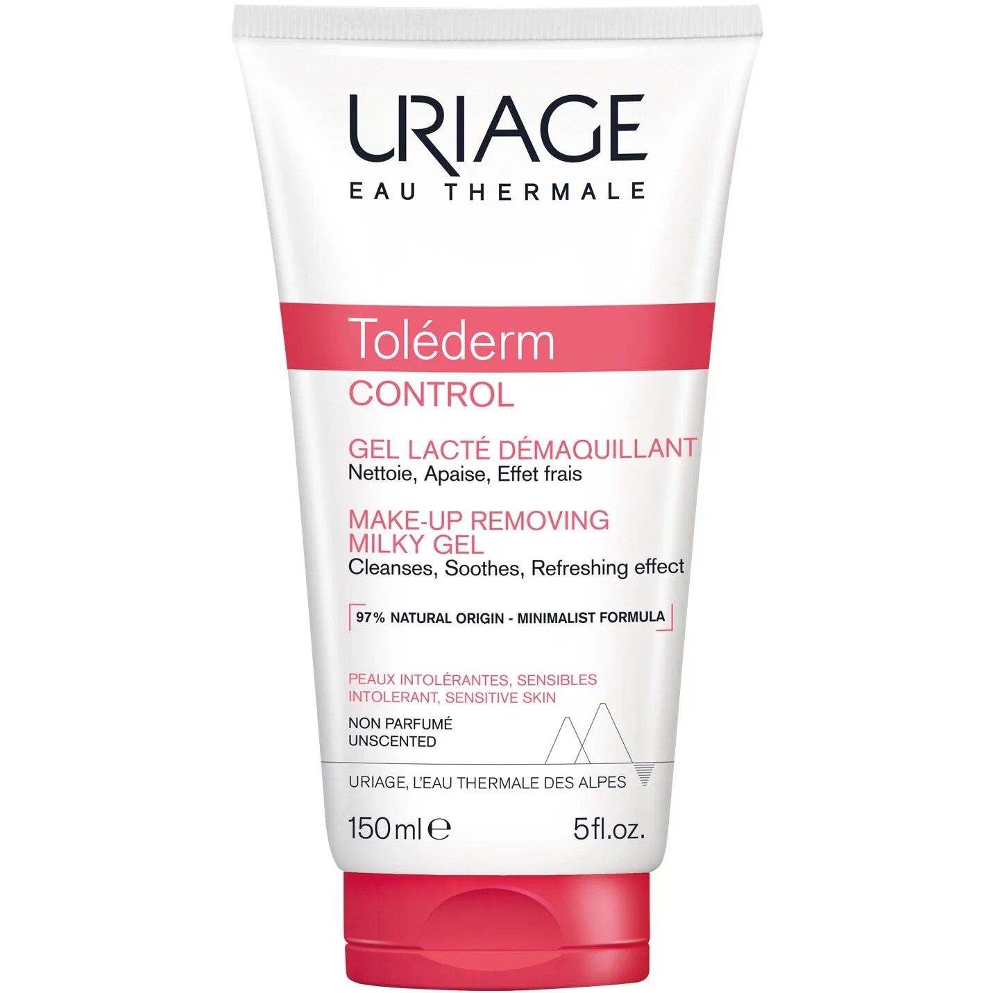 Купить гель-молочко для снятия макияжа Uriage Tolederm Control Gel Lacte Demaquillant 150мл, цены на Мегамаркет | Артикул: 600012586861