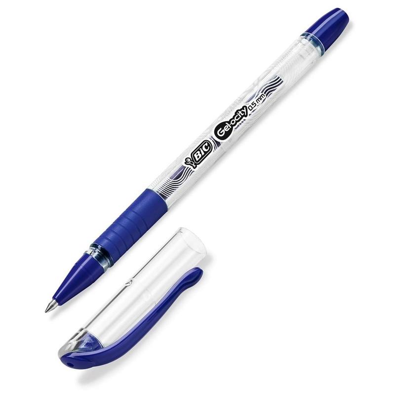 Ручка гелевая BIC Gelocity Stic резин.манжет.синяя