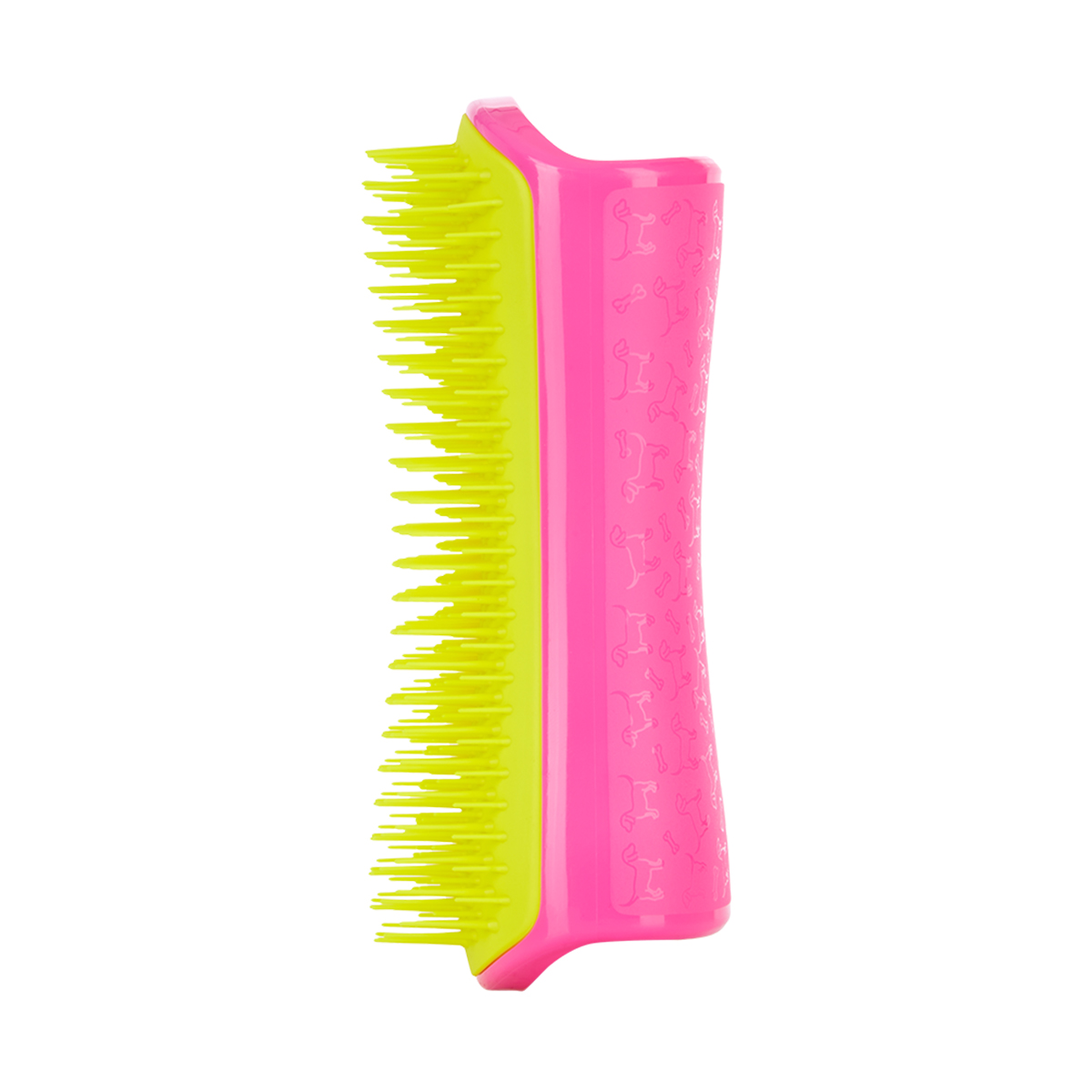 Расческа для распутывания шерсти Pet Teezer Detangling & Dog Grooming Brush Pink & Yellow