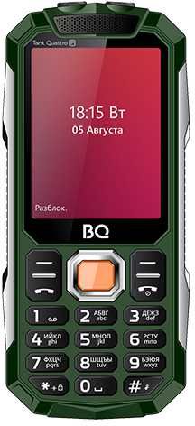 Мобильный телефон BQ 2817 Tank Quattro Power Green, купить в Москве, цены в интернет-магазинах на Мегамаркет