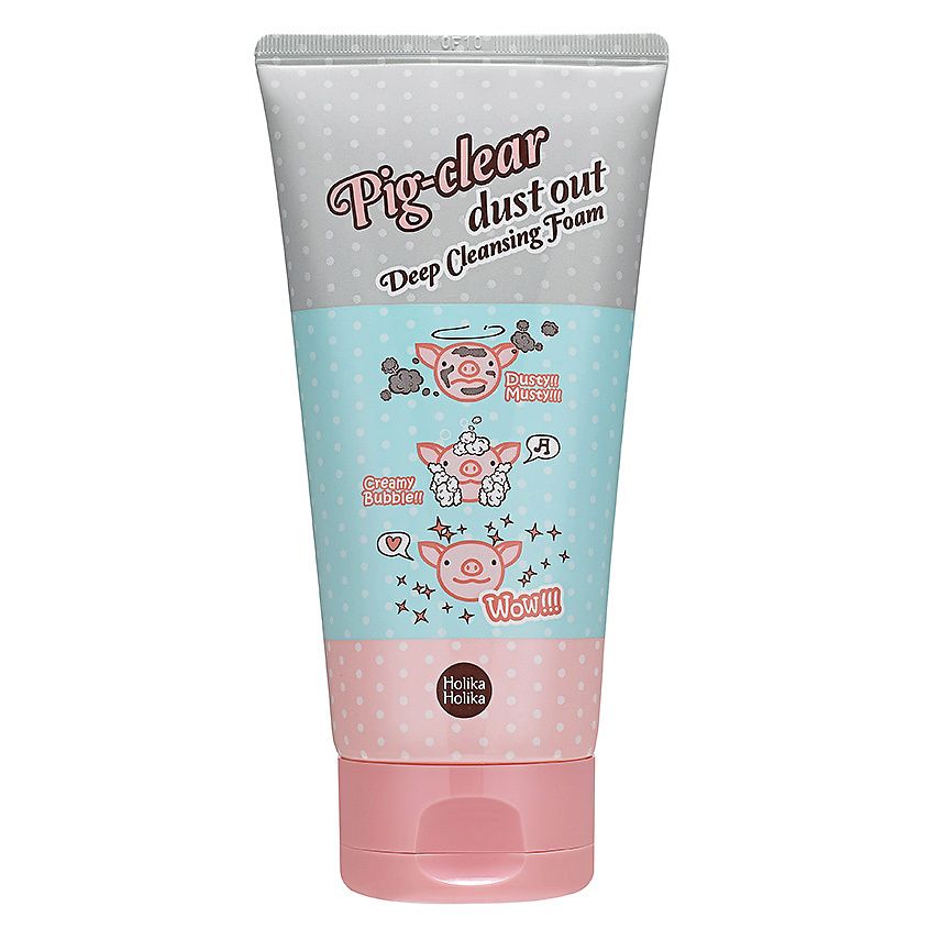 Купить пенка для умывания Holika Holika Pig-clear dust out Глубоко очищающая 150 мл, цены на Мегамаркет | Артикул: 100023380777