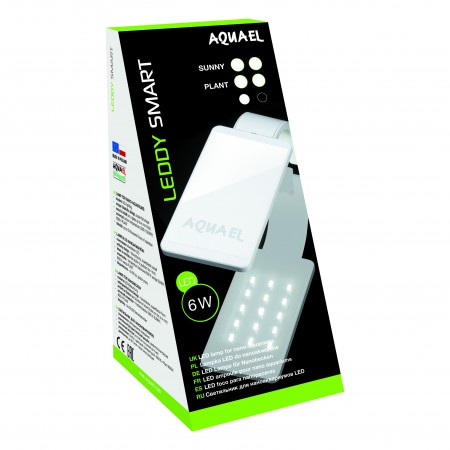 Светильник для аквариума Aquael Leddy Smart LED II Sunny, белый, 6 Вт, 6500 К, 20 см