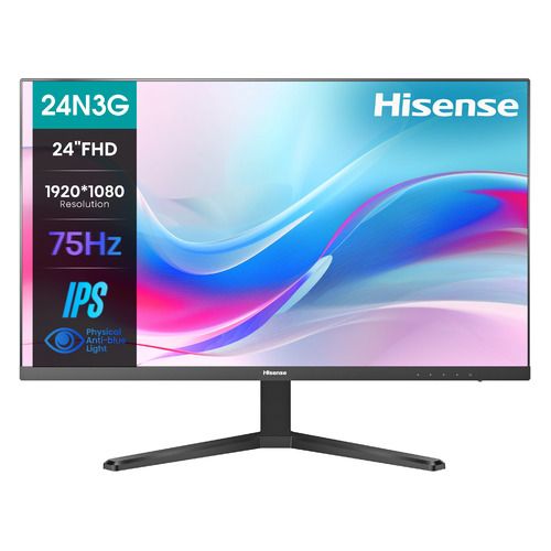 23,8" Монитор Hisense 24N3G черный 75Hz 1920x1080 IPS, купить в Москве, цены в интернет-магазинах на Мегамаркет