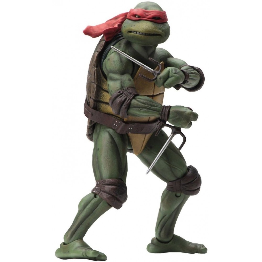 Фигурка NECA Teenage Mutant Ninja Turtles: Scale Action Figure: 1990 Movie Raphael 54075 - купить в Москве, цены на Мегамаркет