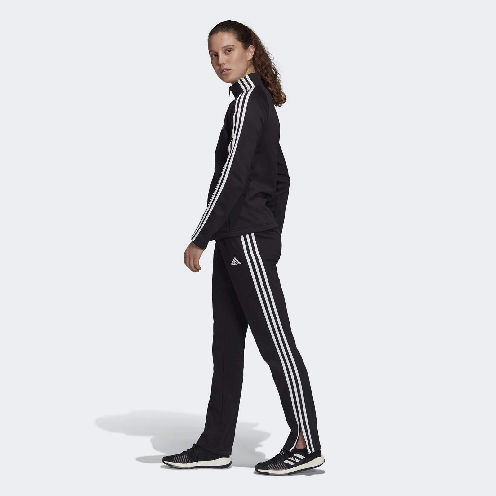 Костюм женский Adidas FS6181 черный XS - купить в Москве, цены на Мегамаркет