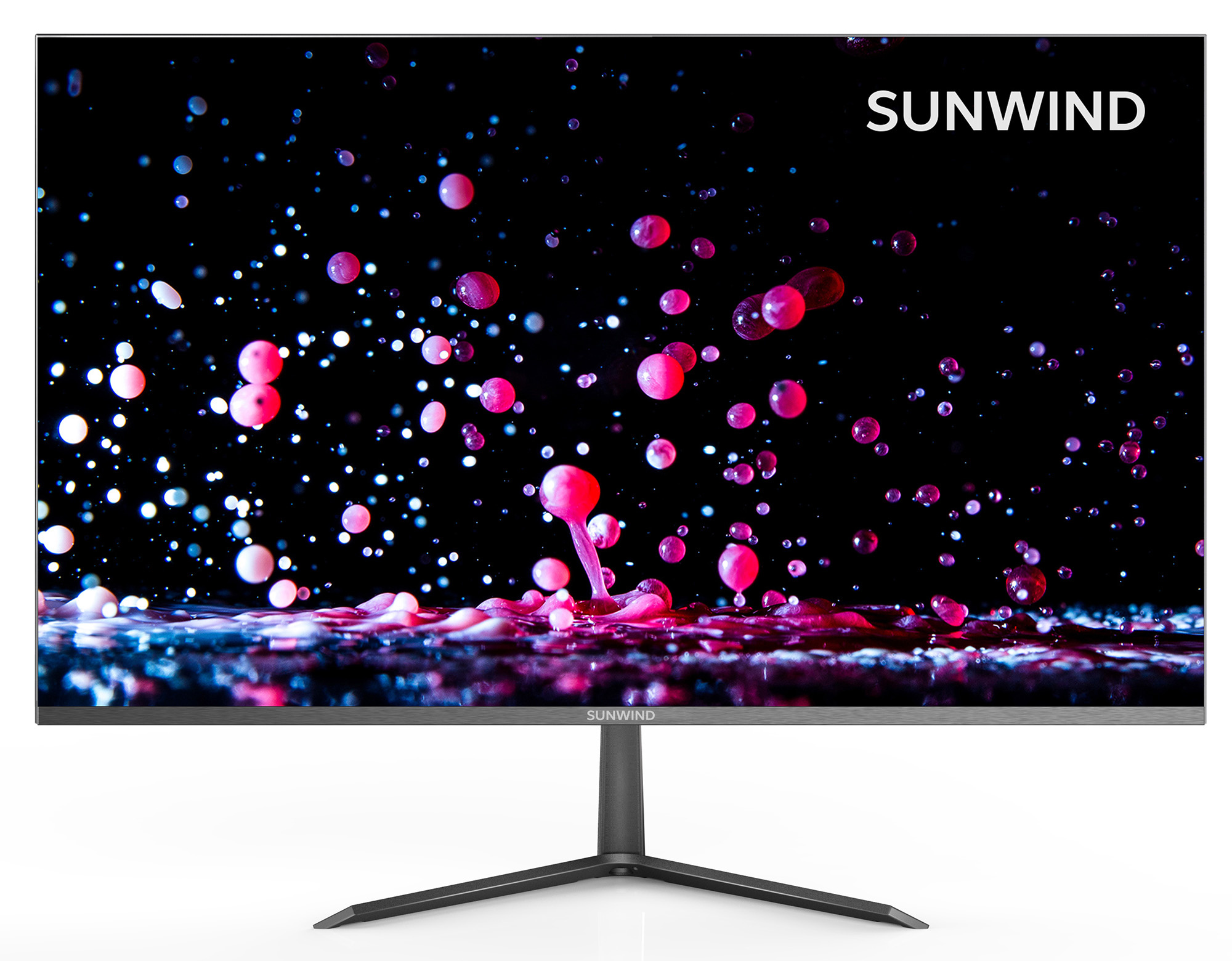 31.5" Монитор Sunwind SUN-M32BF101 Gray 75Hz 2560x1440 IPS - купить в Ситилинк, цена на Мегамаркет