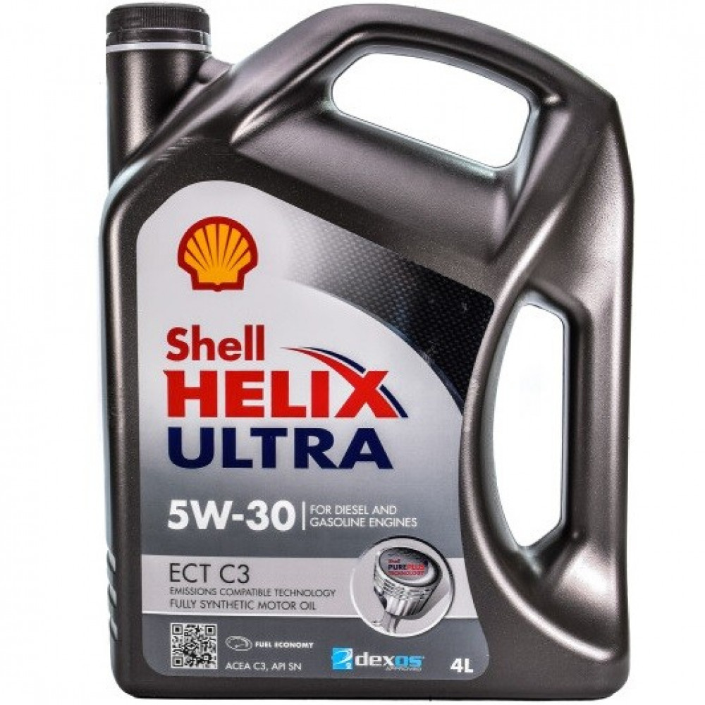 Моторное масло SHELL Helix Ultra ECT C3 5W30 4л - купить в Москве, цены на Мегамаркет | 600009495065