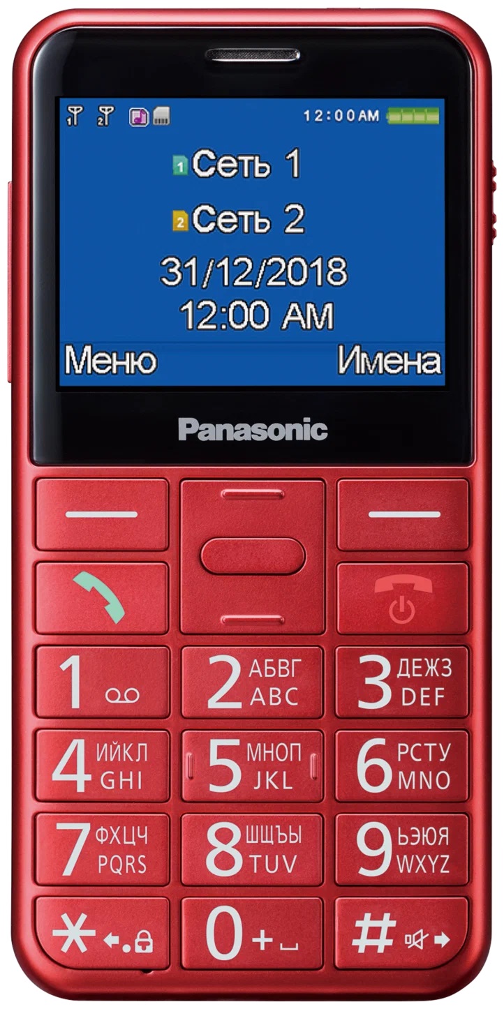 Сотовый телефон PANASONIC TU150, красный – купить в Москве, цены в  интернет-магазинах на Мегамаркет