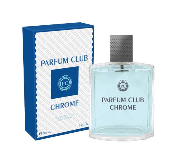 Туалетная вода мужская Parfum Club Chrome, 100 мл 4766873 - купить в Фабрика Успеха, цена на Мегамаркет